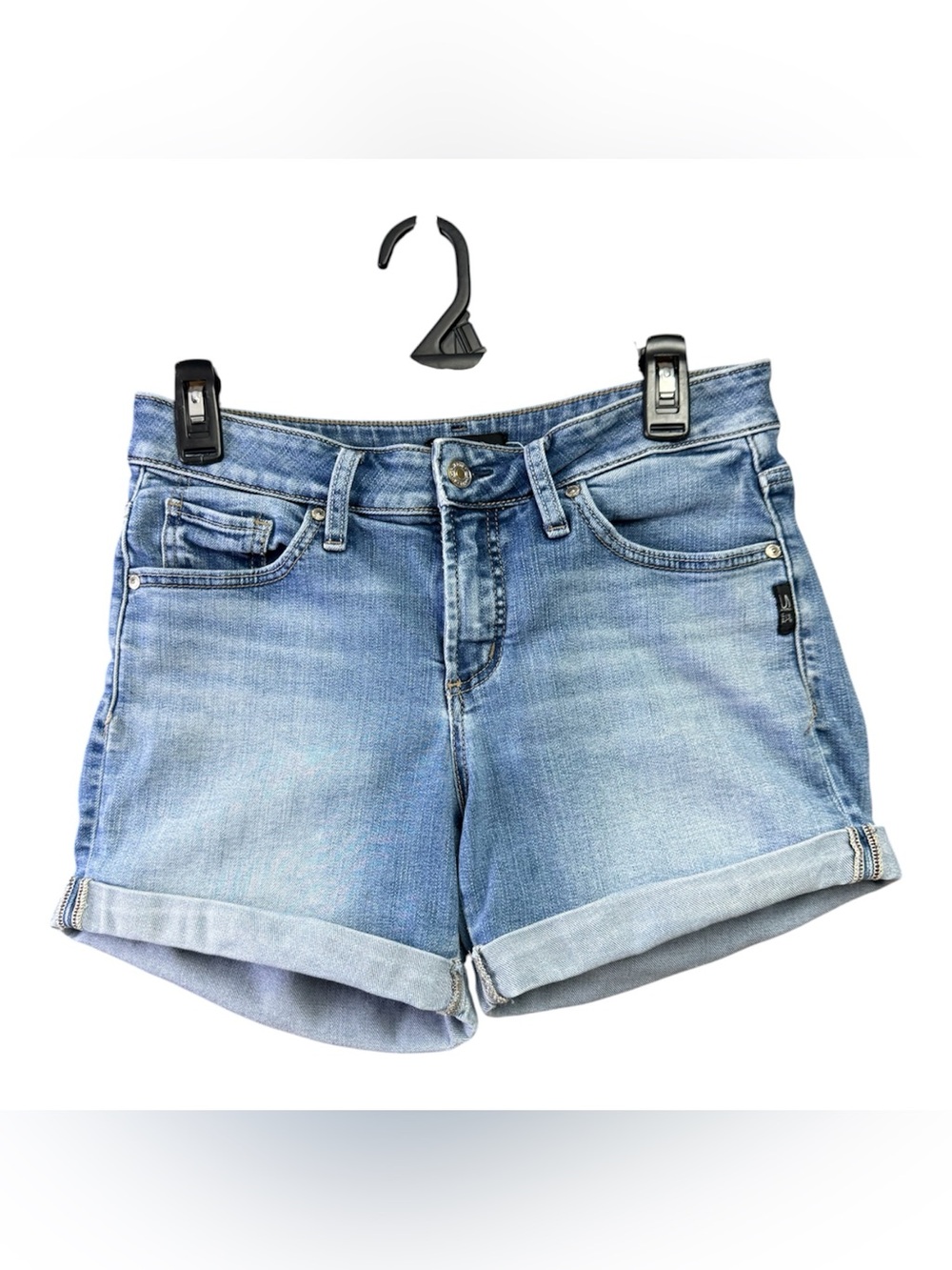 Silver Jeans Light Blue Rolled Hem Denim  size 26
